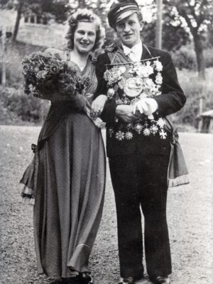 Königspaar 1948/1949:Willi Baumeister & Elfriede Bellen