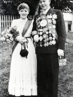Königspaar 1951/1952:Erich Baumeister & Thekla Vitt