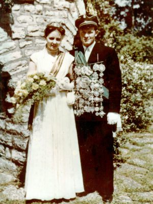 Königspaar 1954/1955:Franz Becker & Rita Bremerich