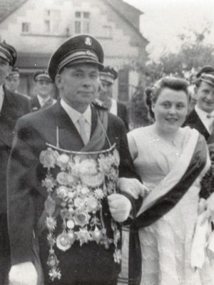 Königspaar 1957/1958:Theodor Lübke & Margret Danne